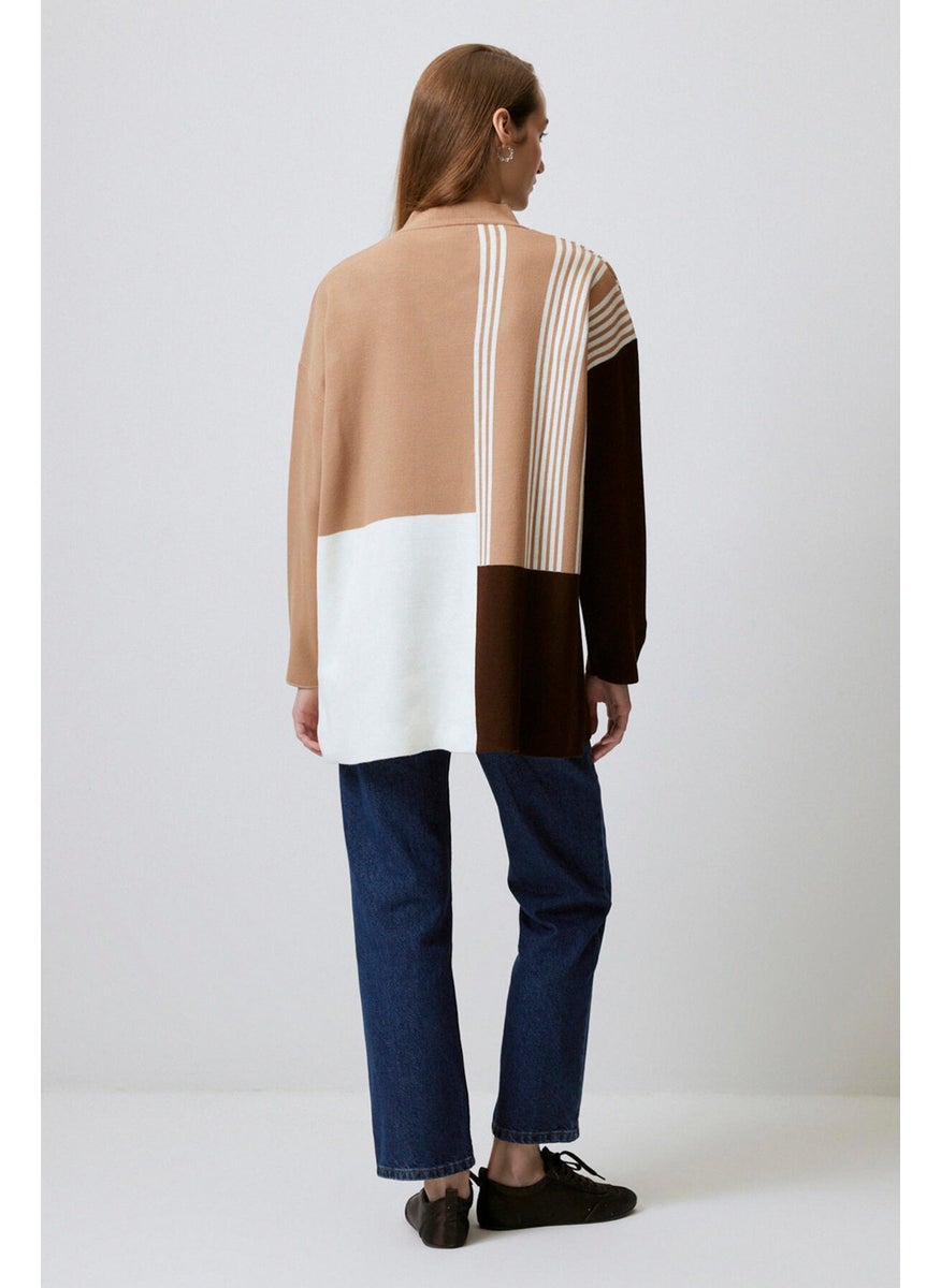 Prive High Collar Knitwear Tunic