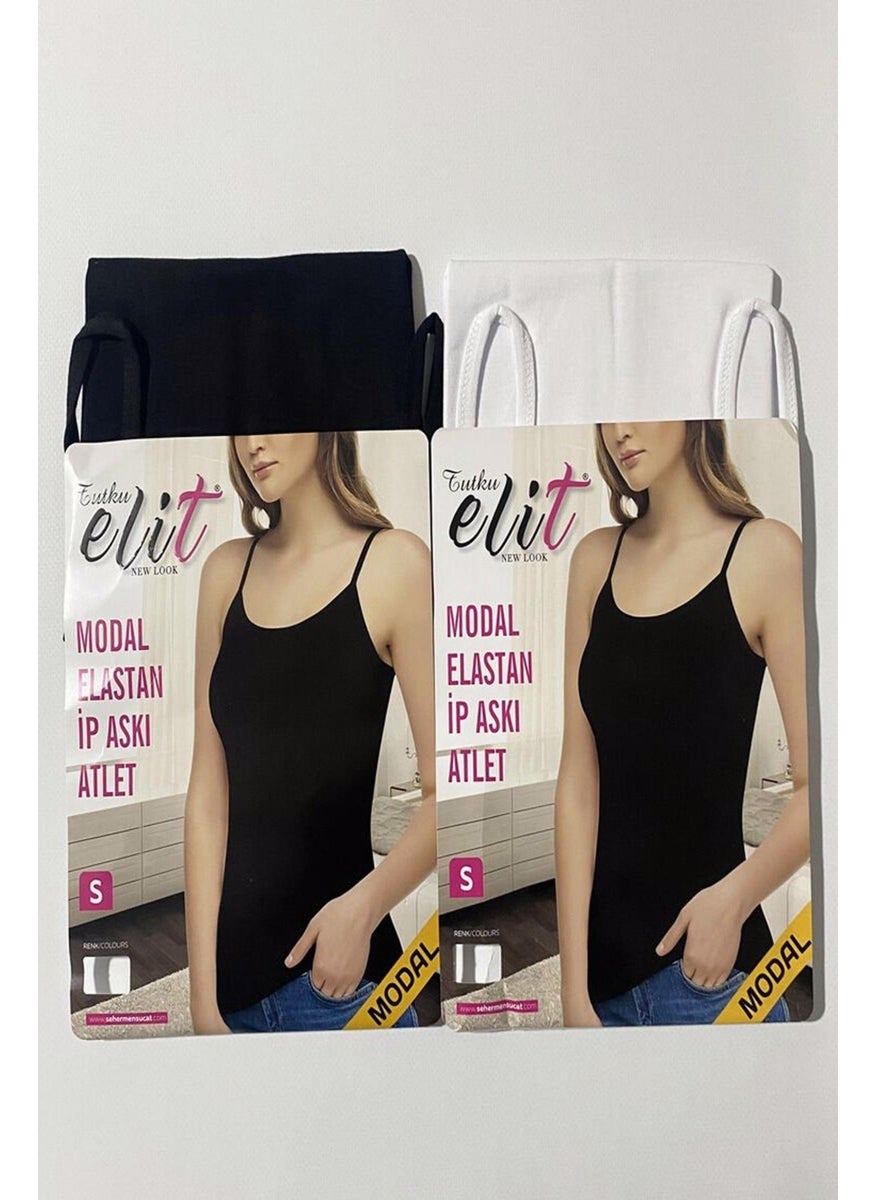 Women's Modal Lycra Rope Strap Athlete 2001- 3 Pieces