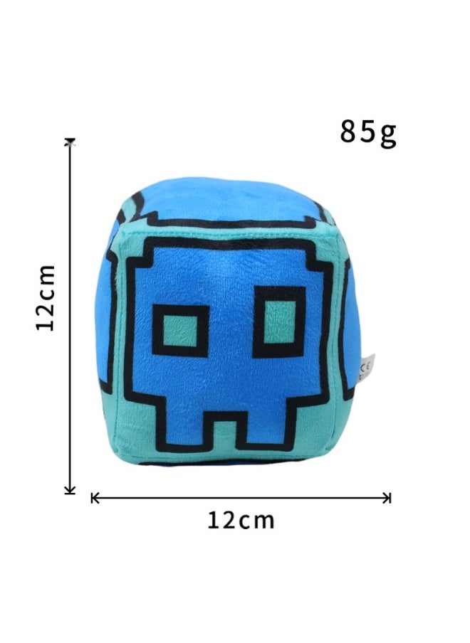 Geometry Dash Plush Toy - Geometric Dash Game Doll Pillow