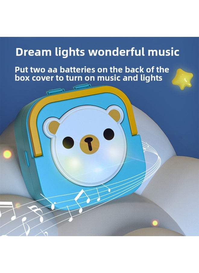 Children's Baby Rattle Hand-held Music Soothing Toys Baby Bite Boiled Molar Gum Hand Rattle Wholesale-Color:6-Piece Set (box Without Sound And Light)