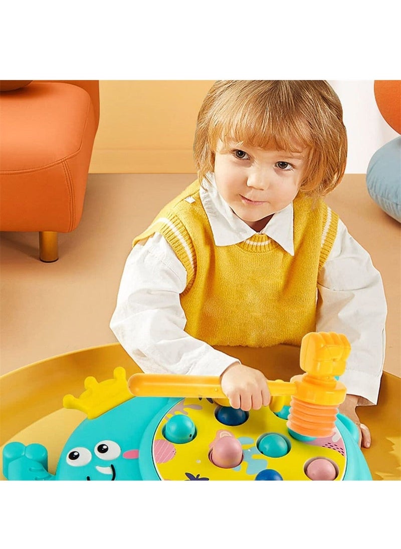 Squeaky Hammer, 20Pcs Mini Hammer Fine Motor Skills Toy, for Noise Maker Pounding Plastic Musical Beating Gavel Mallet Educational Toy