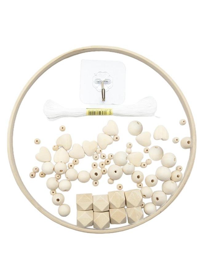 DIY Wooden Wind Chime Bed Bell Kit Handmade Baby Mobile Wood for Children Girls or Boys
