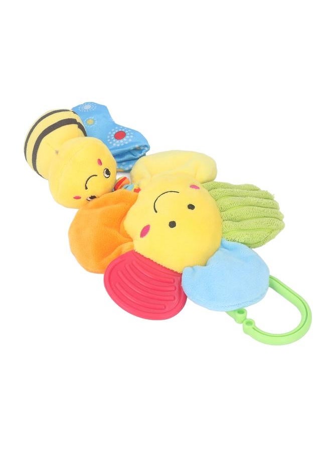 Baby Hanging Musical Toy with Music Box Cute Flower Bell Plush Animal Pull Sensory Toys Type A