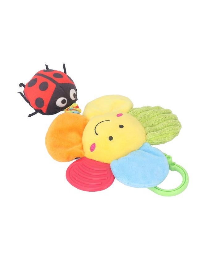 Baby Hanging Musical Toy with Music Box Cute Flower Bell Plush Animal Pull Sensory Toys Type B
