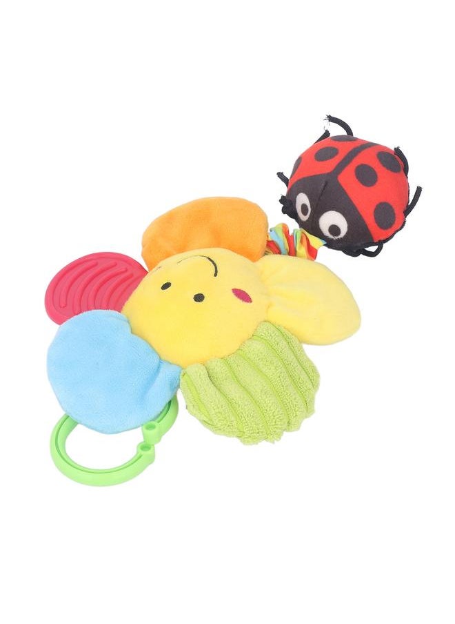 Baby Hanging Musical Toy with Music Box Cute Flower Bell Plush Animal Pull Sensory Toys Type B