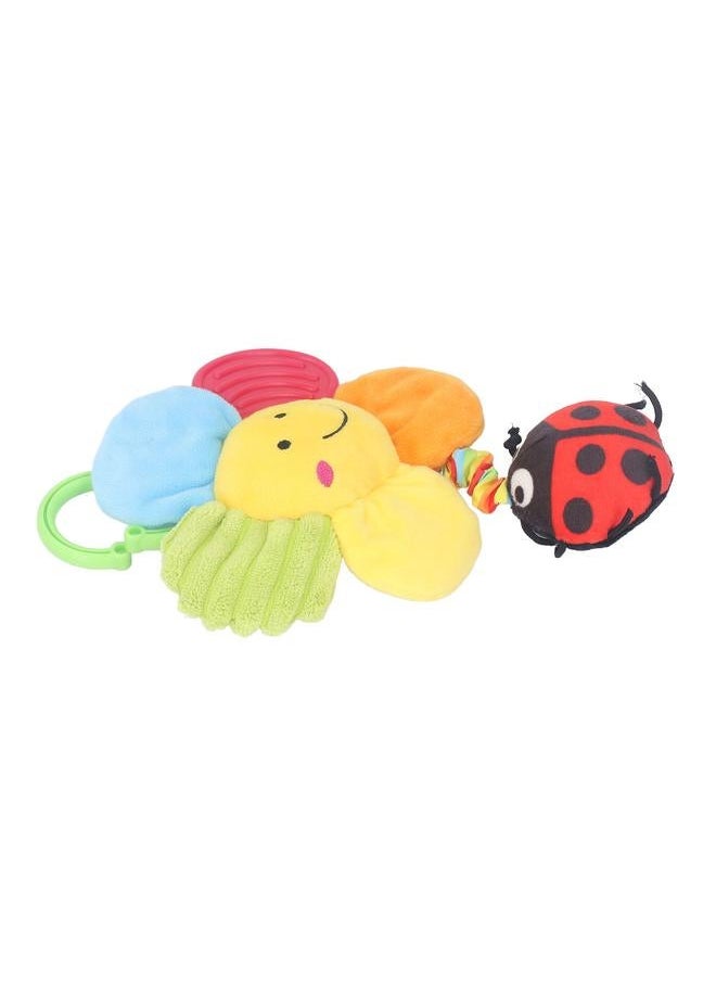 Baby Hanging Musical Toy with Music Box Cute Flower Bell Plush Animal Pull Sensory Toys Type B