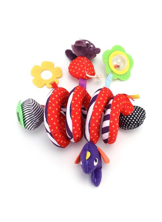 Baby Plush Stroller Toys Infants Spiral Crib Toy Toddler Educational Hanging Toy#02