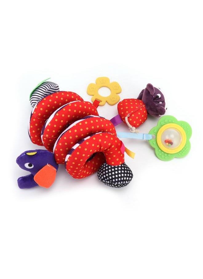 Baby Plush Stroller Toys Infants Spiral Crib Toy Toddler Educational Hanging Toy#02