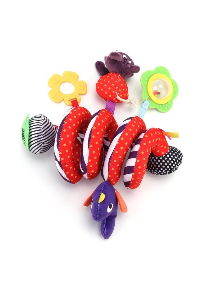 Baby Plush Stroller Toys Infants Spiral Crib Toy Toddler Educational Hanging Toy#02