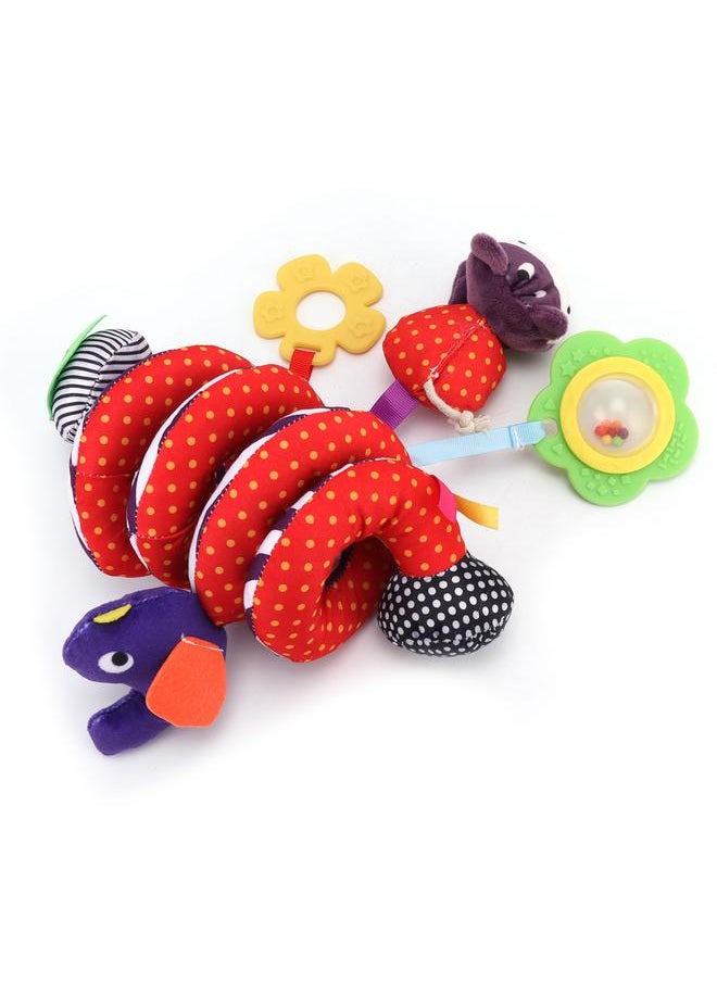 Baby Plush Stroller Toys Infants Spiral Crib Toy Toddler Educational Hanging Toy#02