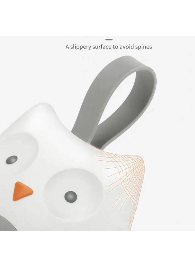 Baby Shusher White Cute Owl Shape Portable Newborn Coaxing Sleep Aid Music Player Sound Machine Colorful Package