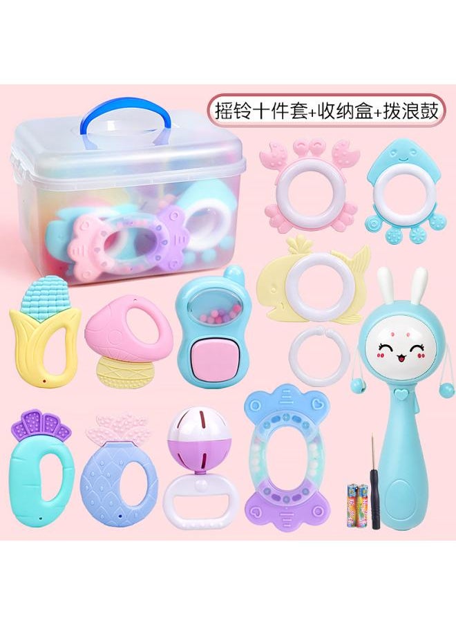 Baby Gum Toys 0- Year Old Newborn Educational Toys Hand Bell 3-6 Months Boys And Girls Baby Bed Bell