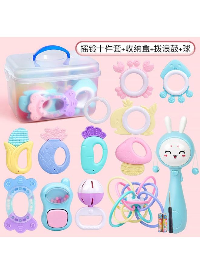 Baby Gum Toys 0- Year Old Newborn Educational Toys Hand Bell 3-6 Months Boys And Girls Baby Bed Bell