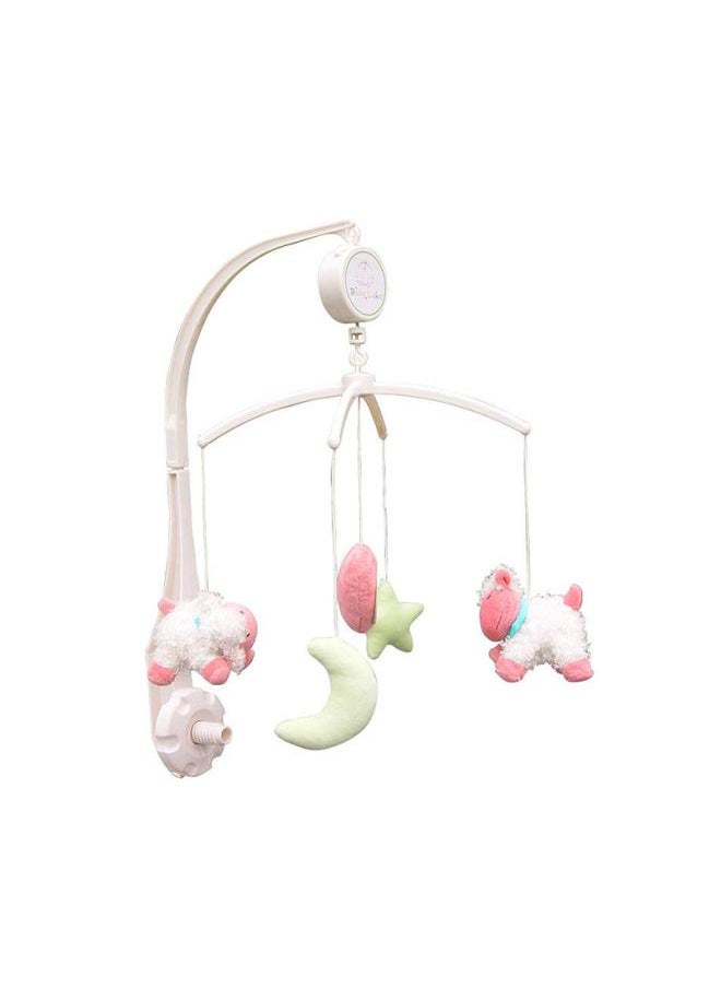 Baby Automatic Rotating Bedside Bell Baby Lathe Pendant Plush Fabric Rattle Music Early Education Educational Toys
