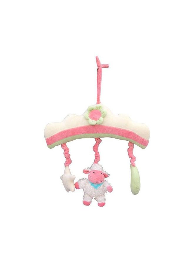 Baby Automatic Rotating Bedside Bell Baby Lathe Pendant Plush Fabric Rattle Music Early Education Educational Toys