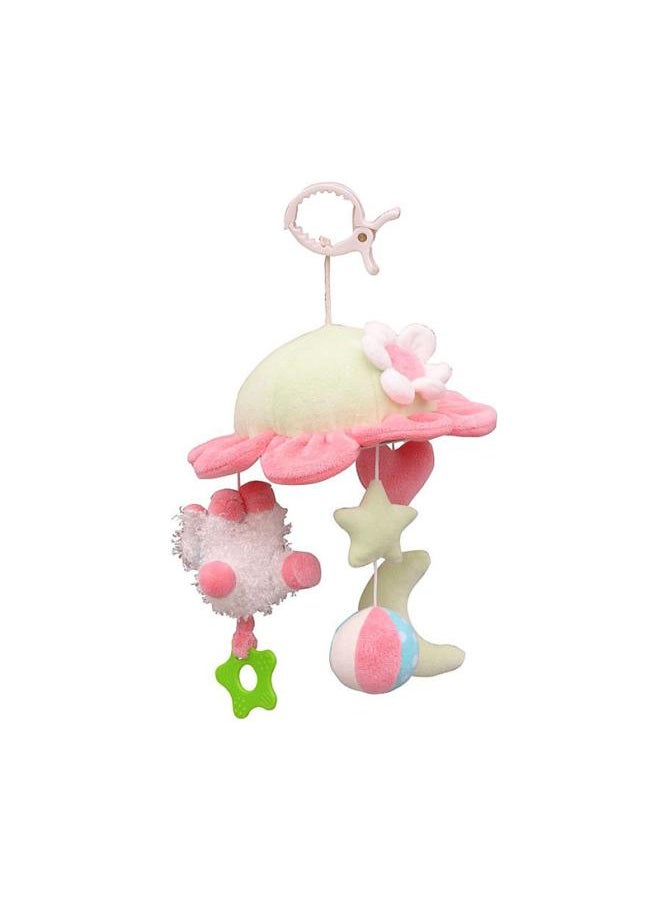 Baby Automatic Rotating Bedside Bell Baby Lathe Pendant Plush Fabric Rattle Music Early Education Educational Toys