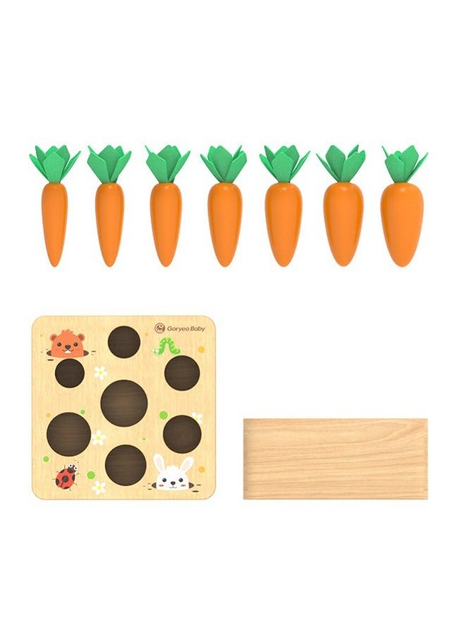 Pulling Out Carrots Kids Number Developmental Toys Color Cognition Unique Finger Educational Development And Learning Wooden For