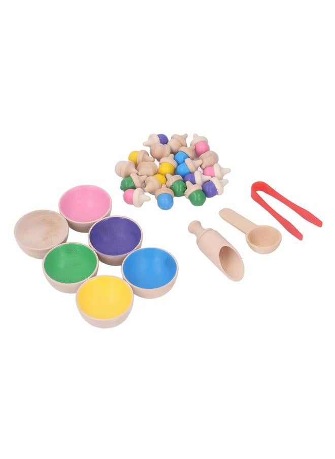 Color Sorting Balls Skill Development Fun Interactive Durable Safe in Cups Toy for Kids