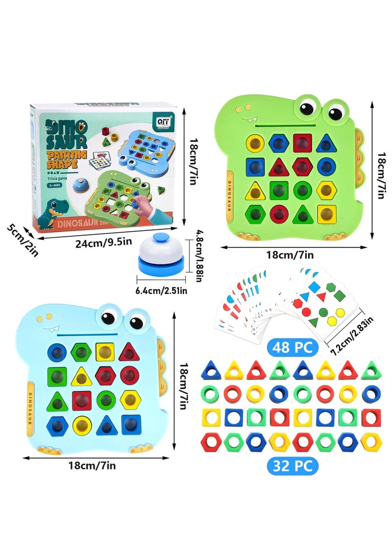 Shape matching game with bell, colour game, game,geometric shapes puzzle board,interactive board games,montessori sensory games,shapes for kids