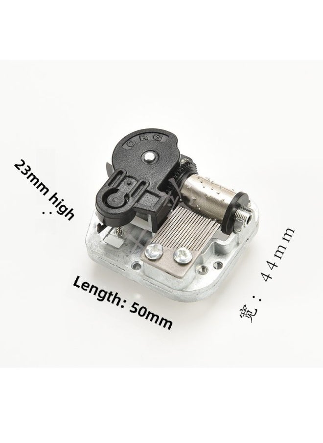 Bottom Center Forward Bar Rotating Music Box Movement Diy Music Box Movement DIY Accessories Rotating Wooden Base-Color:Yunsheng Brand Bottom Center Turn Movement-Dimensions:Track: Meet