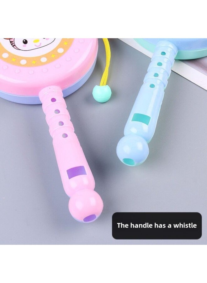 Baby Toys Cartoon Rattle 0-3 Years Old Kindergarten Baby Early Education Hand Rattle Rattle Children's Toys Wholesale-Color:Weightlifting Rattle—random