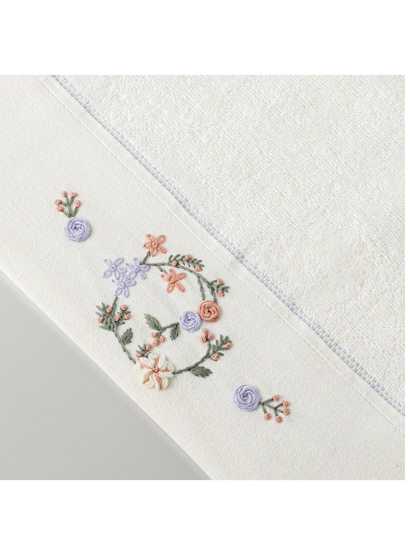 Lilla Bamboo Face Towel 50X85 cm Ecru