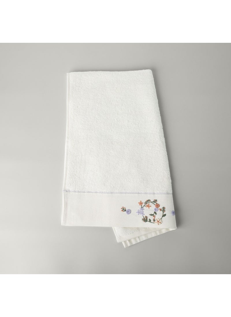 Lilla Bamboo Face Towel 50X85 cm Ecru