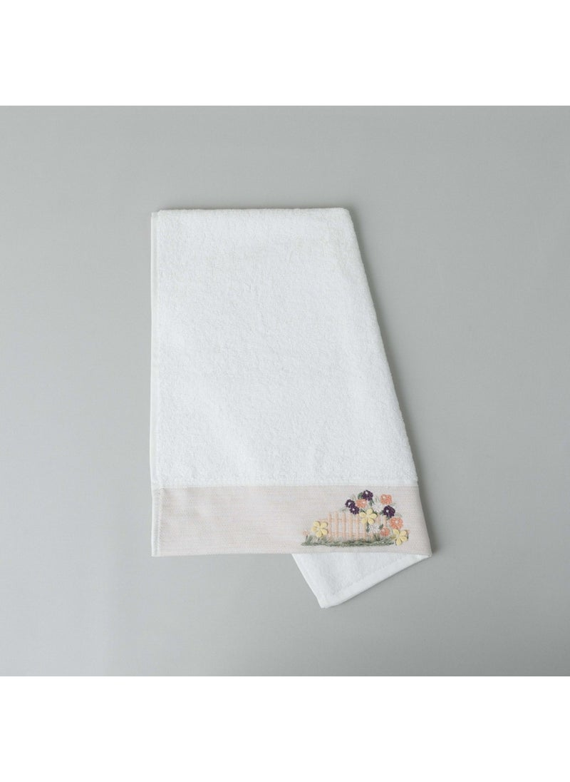 Eloi Cotton Face Towel 50X85 cm White