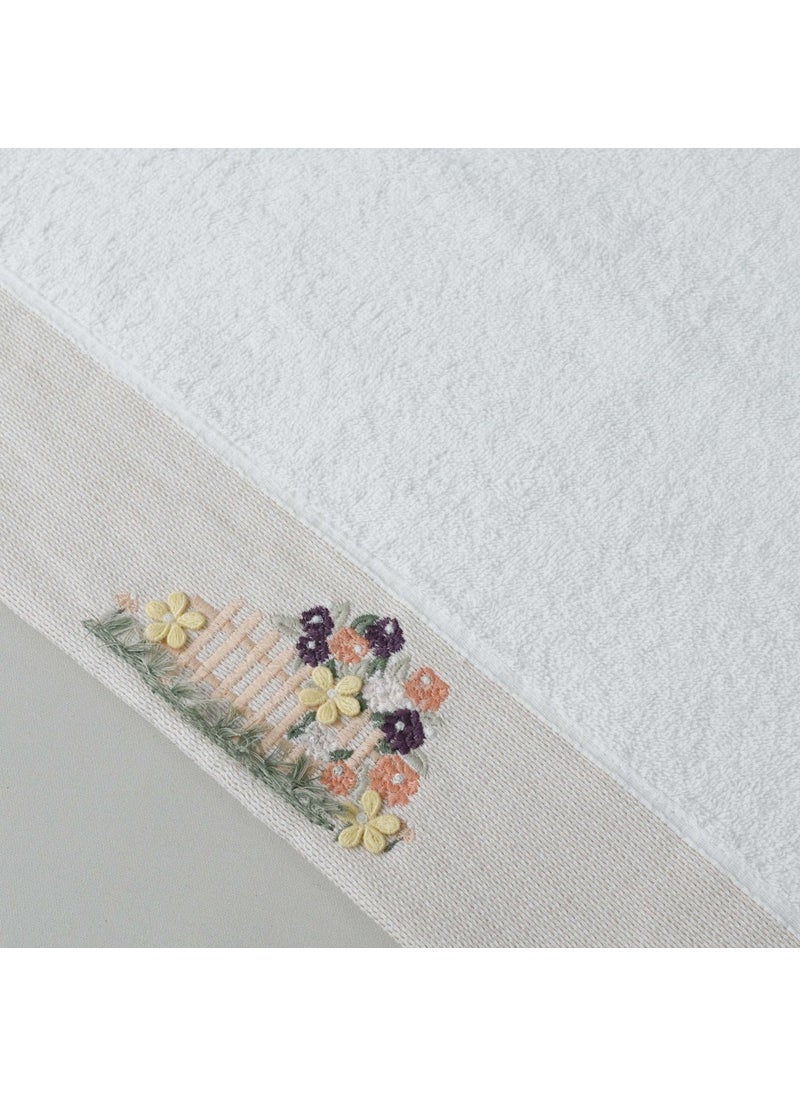 Eloi Cotton Face Towel 50X85 cm White