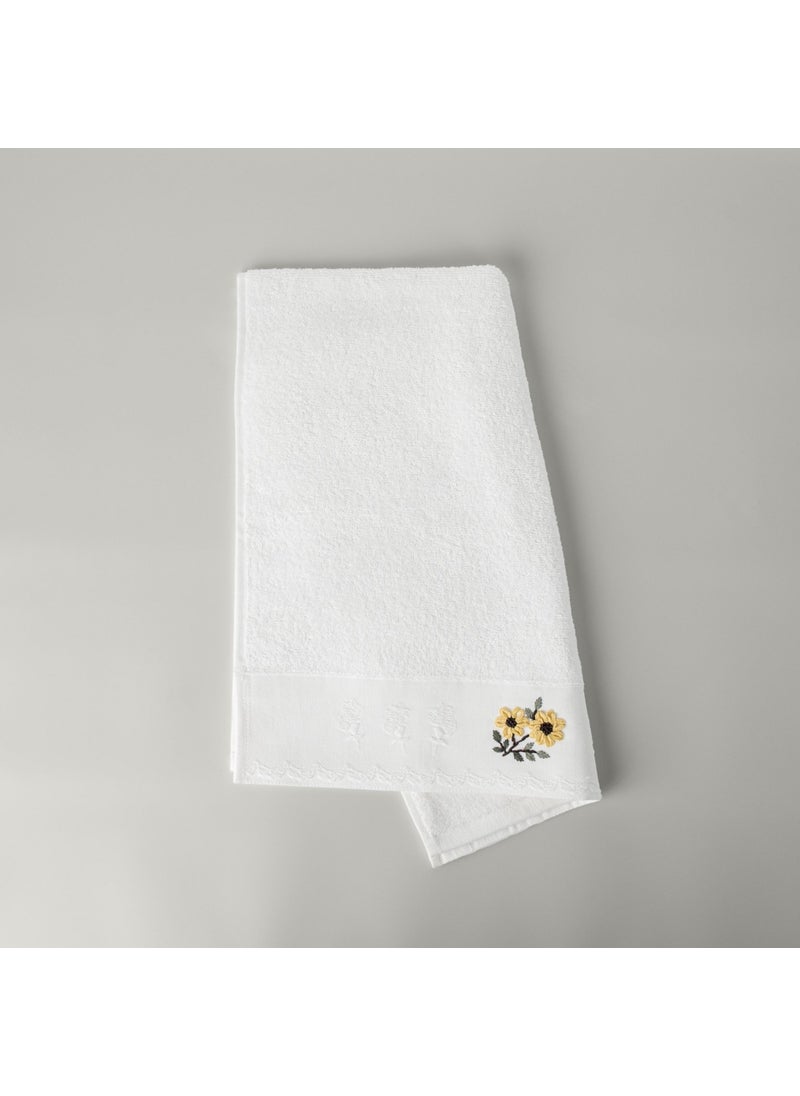 Jovie Cotton Face Towel 50X85 cm White