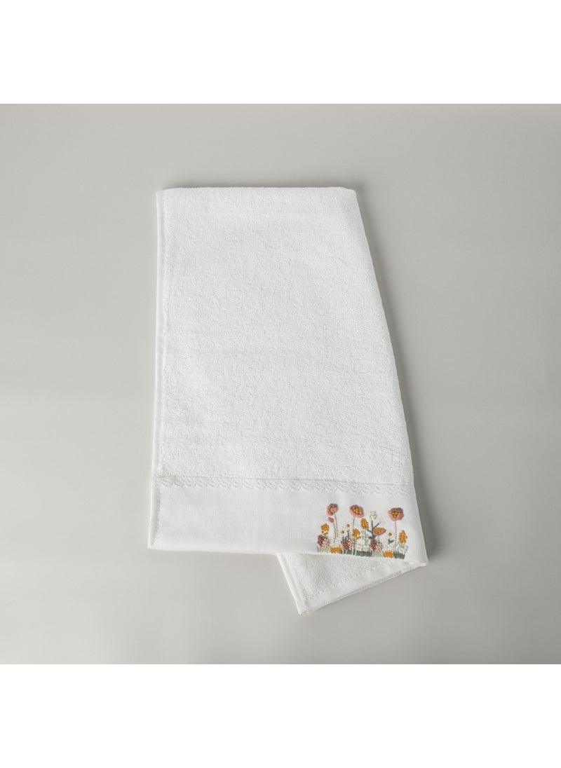 Tındra Bamboo Face Towel 50X85 cm White