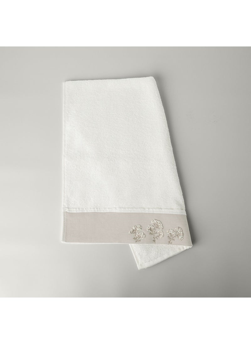 Nora Bamboo Face Towel 50X85 cm Ecru
