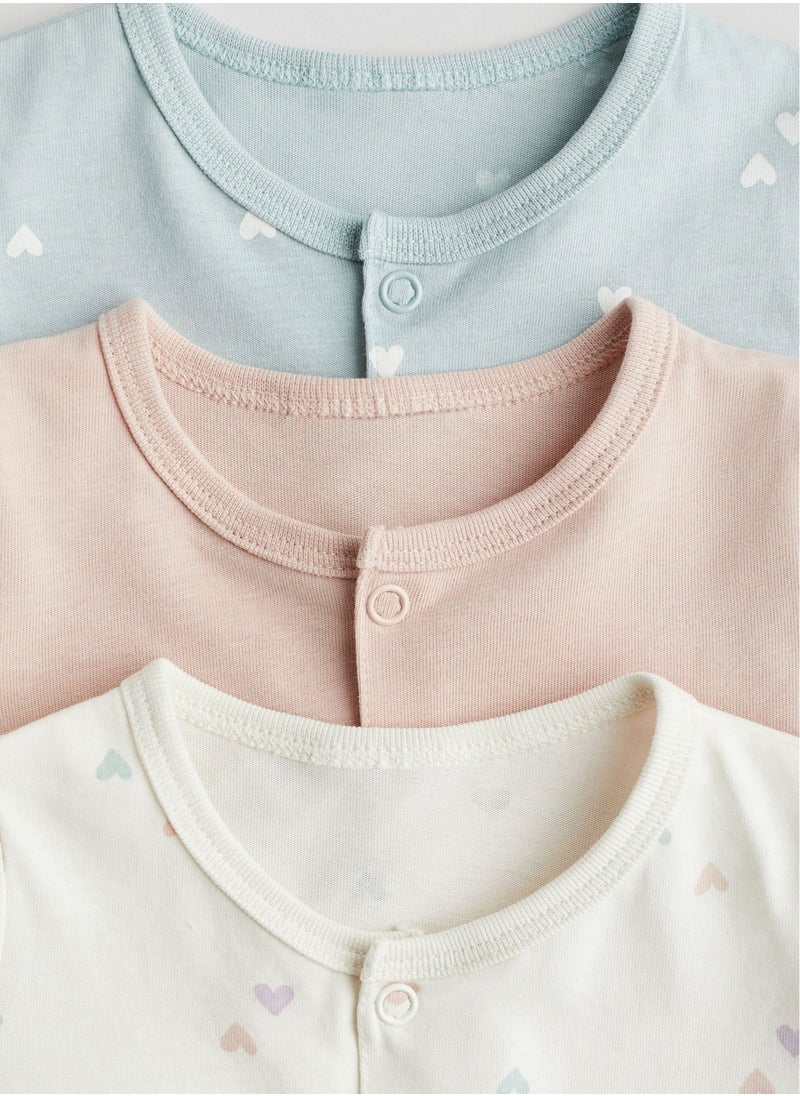 3-Pack Cotton Pyjamas