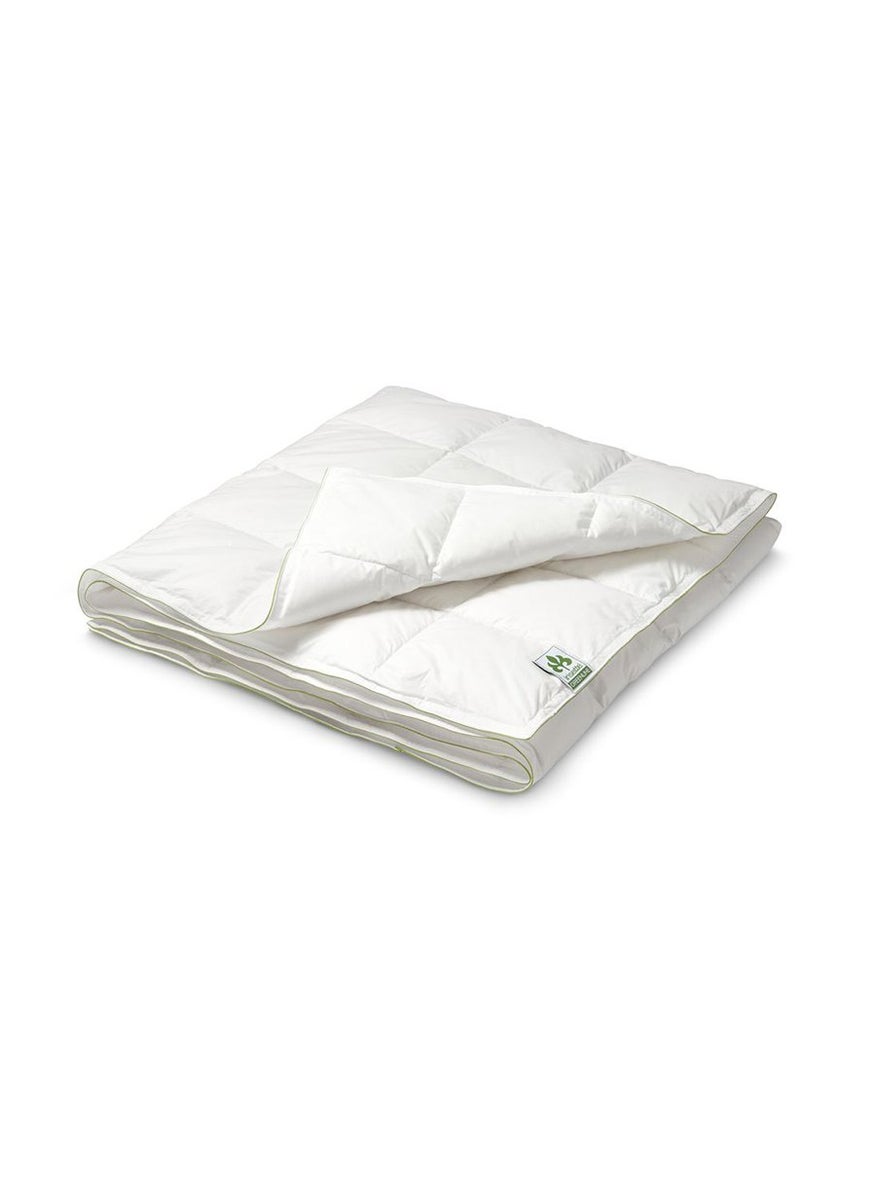 Single Down Filled Duvet 135 x 200 cm, White