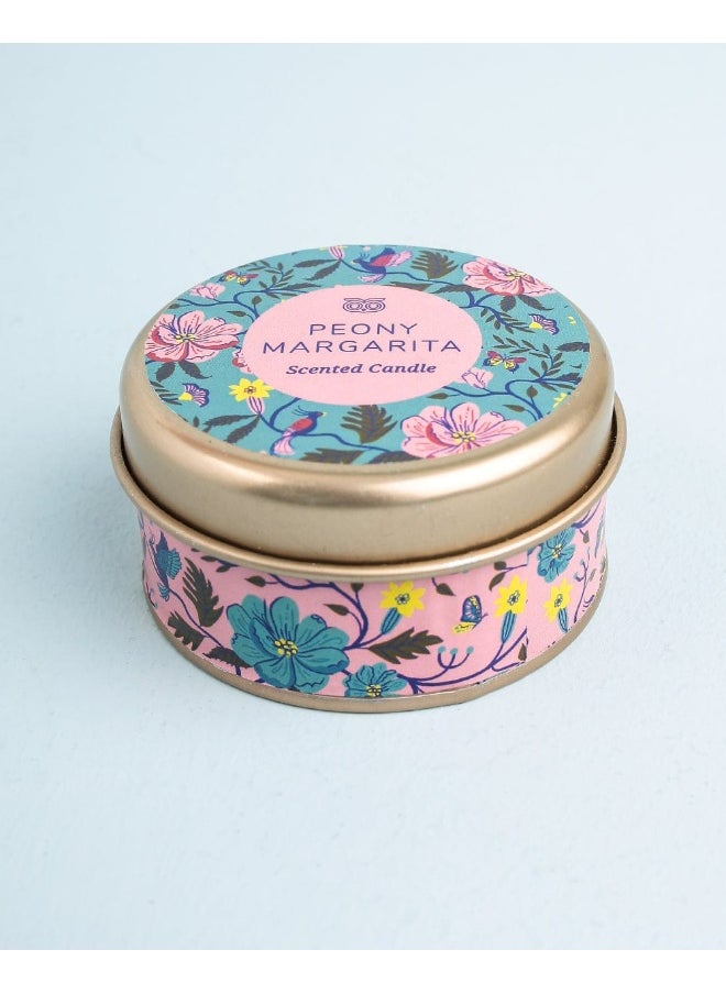 Peony Margarita Tin Candle