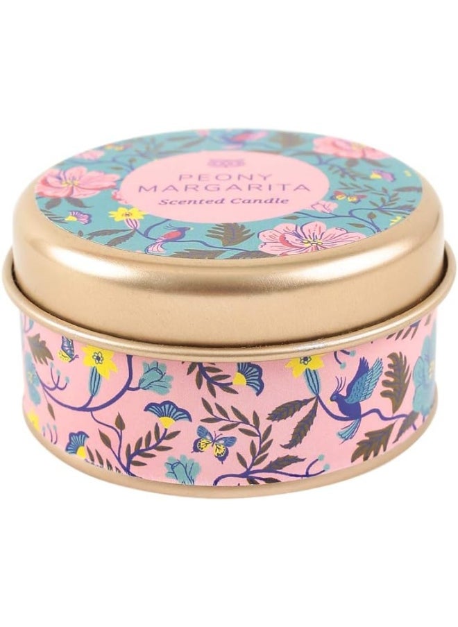 Peony Margarita Tin Candle
