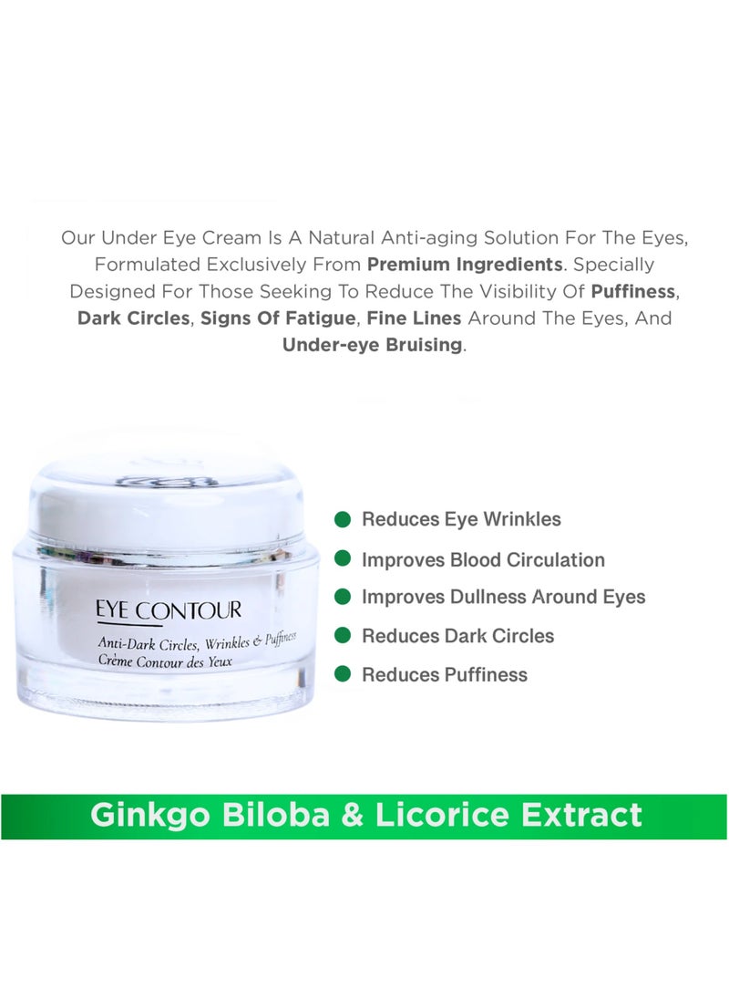 Solimar Paris Eye Contour Cream – Anti-Aging & Brightening Eye Treatment, 50ml
