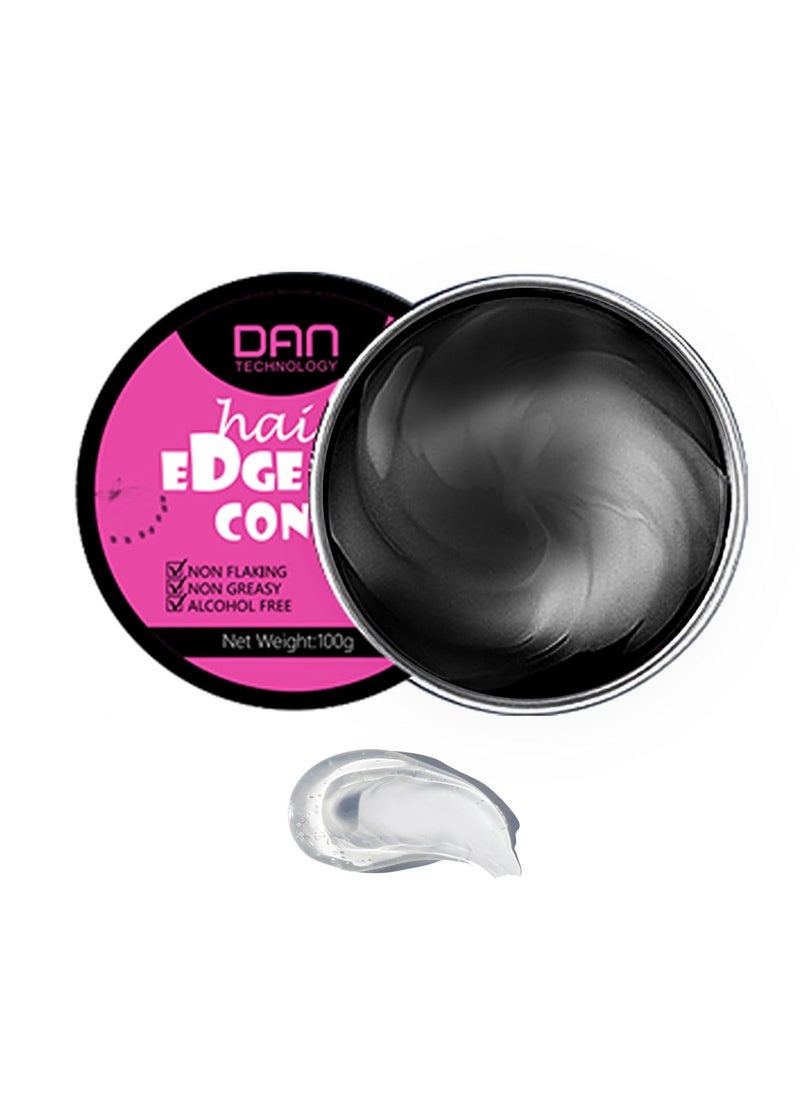 DAN Technology Edge Control Gel for Strong Hold and Baby Hair Styling - 48 Hour Stay for 4C Black Hair