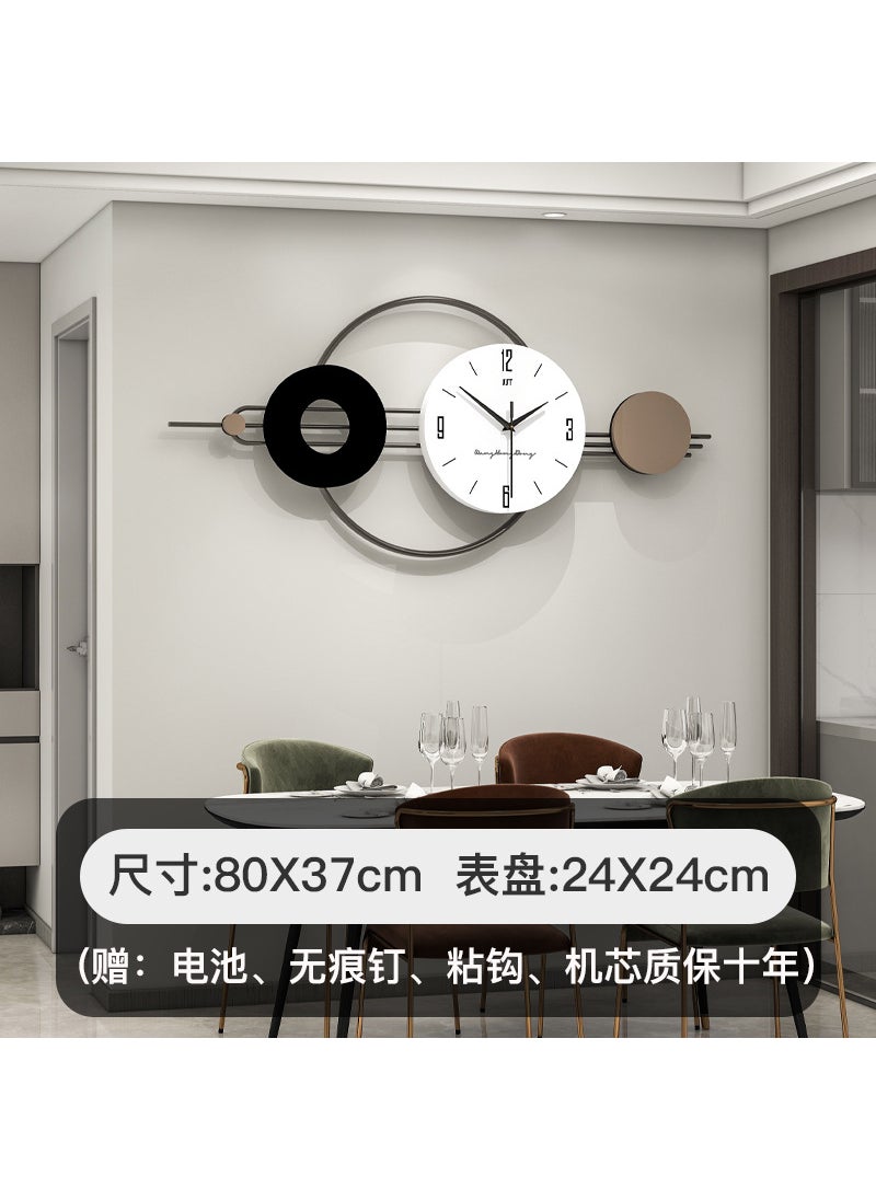 Creative Living Room Wall Clock Decor Jt23198 [80x37cm] small size