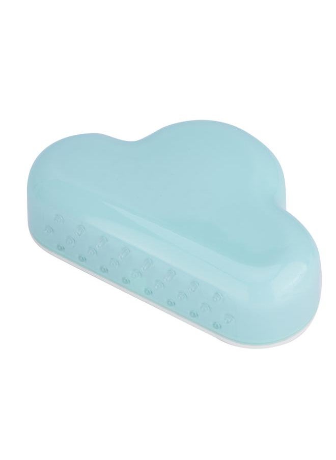 Cloud shaped Magnetic Clock Alarm Digital Temperature Snooze Calendar Voice Activation Blue