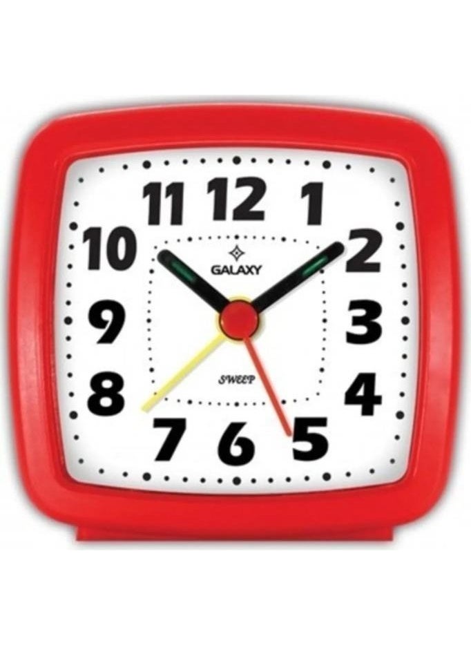 Premium Series MS100 Desktop Alarm Clock Red