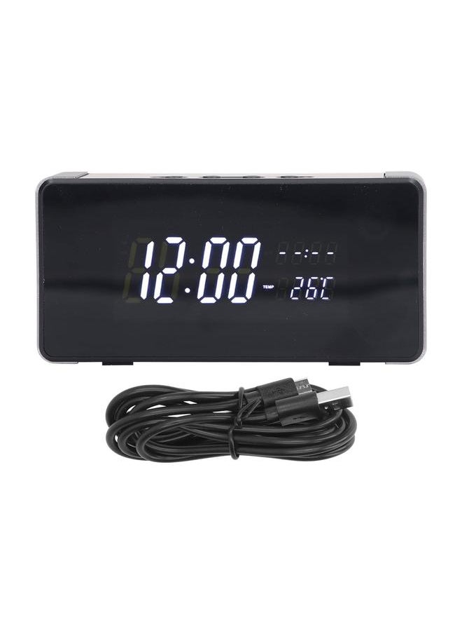 WiFi Camera Clock 150 Degrees Angle Night View 2 Way Talking Small Desk Alarm Clock Monitor
