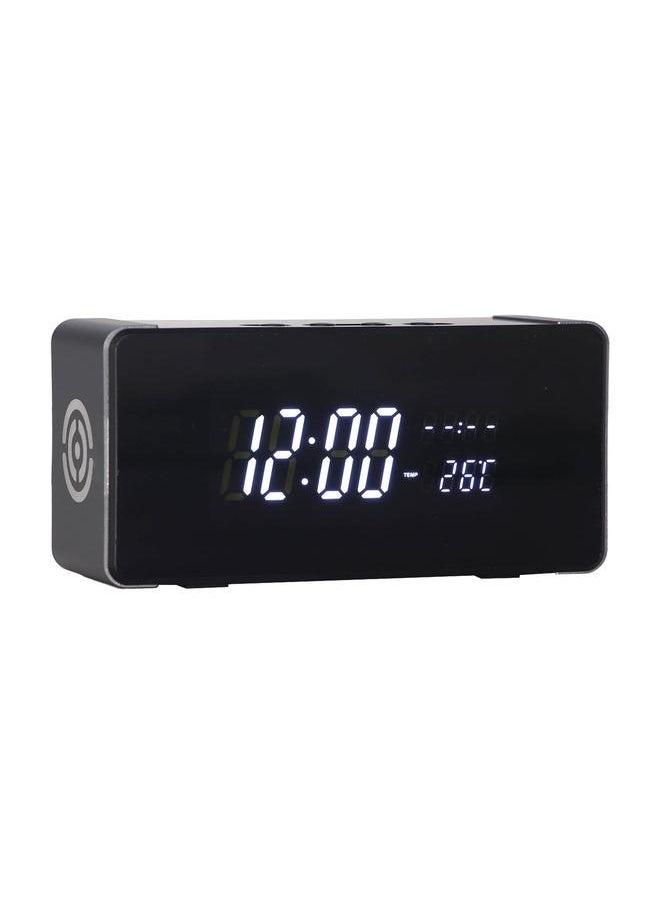 WiFi Camera Clock 150 Degrees Angle Night View 2 Way Talking Small Desk Alarm Clock Monitor