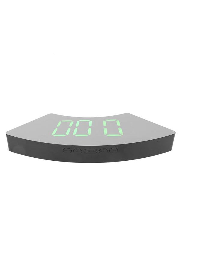 Clock Simple Electronic LED USB Mute Digital Alarm Clock for Office Bedroom Living RoomGreen