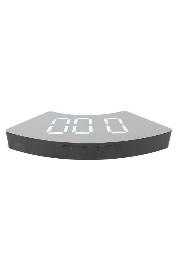 Clock Simple Electronic LED USB Mute Digital Alarm Clock for Office Bedroom Living RoomWhite