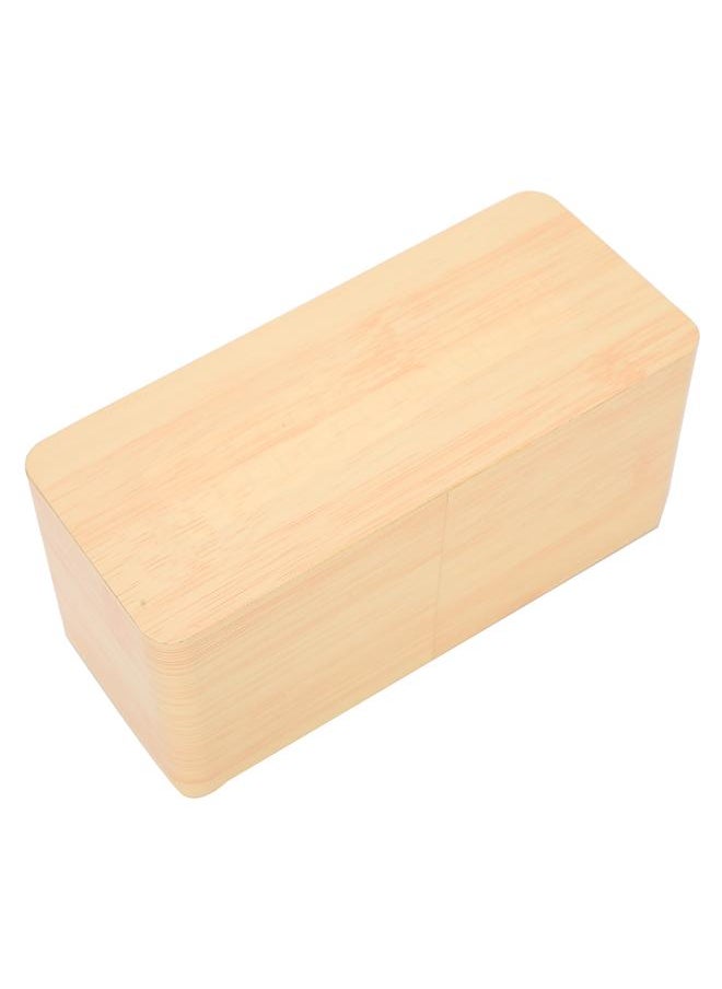 Wooden Clock Alarm Mobile Phone Wireless Charging Wood Voice Control MultifunctionalBamboo Wooden Red Light