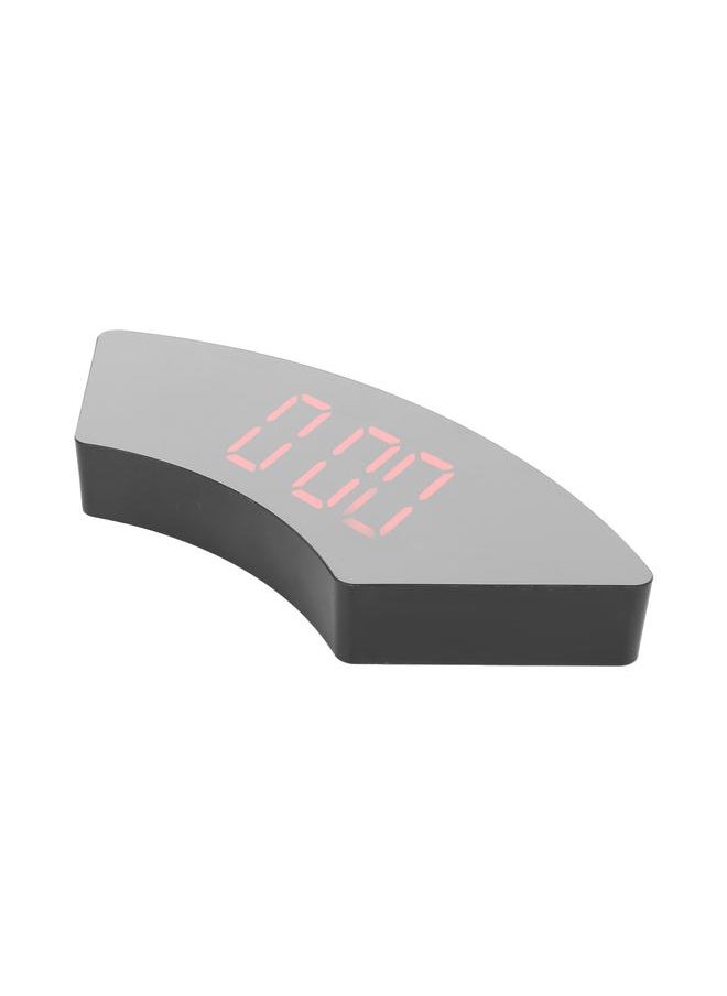 Clock Simple Electronic LED USB Mute Digital Alarm Clock for Office Bedroom Living RoomRed