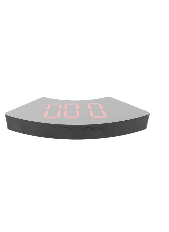 Clock Simple Electronic LED USB Mute Digital Alarm Clock for Office Bedroom Living RoomRed