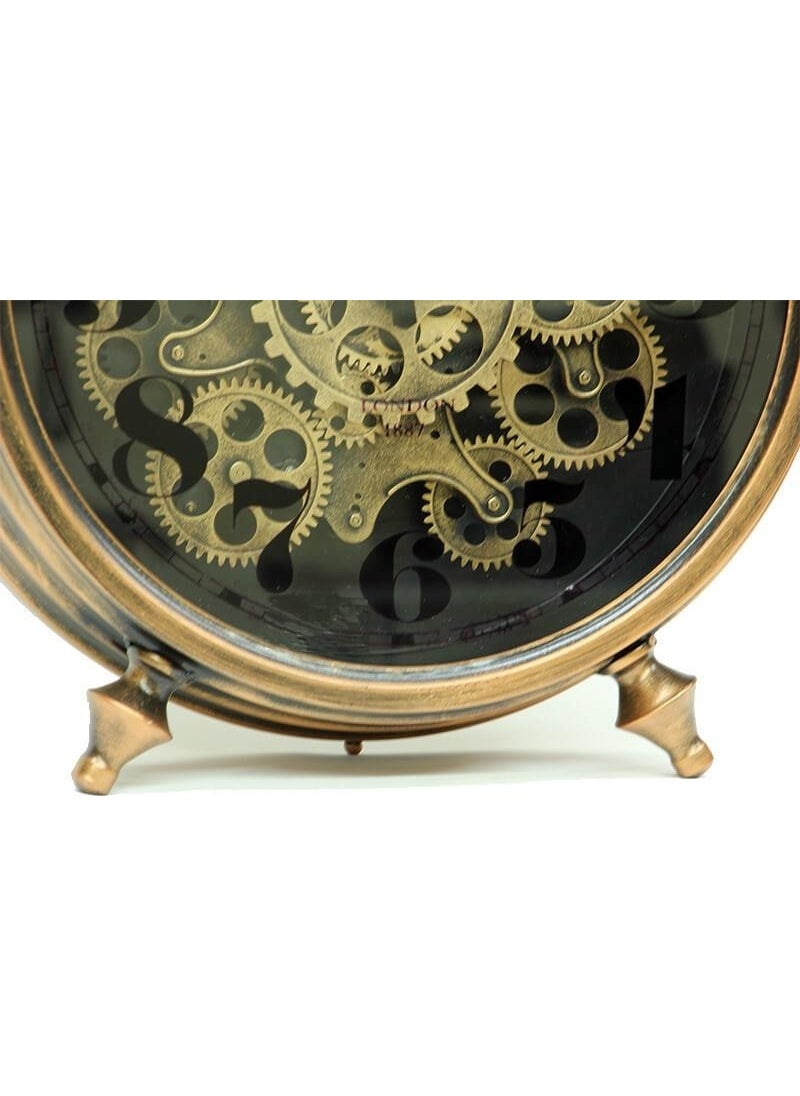Clock Wheel Table Clock Decorative Home Office Gift