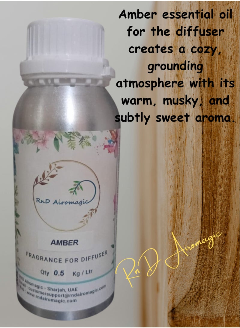 Airomagic Amber Aroma Oil for Diffuser 500ml